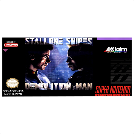 Jogo Demolition Man (Original) - Super Nintendo - Usado